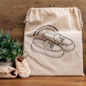 Cotton Shoe Bag for Travel & Storage , Women & Men, Travelling Shoe Storage Bag, Shoe Storage Organizer Bag