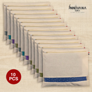 Cotton Saree Cover by Innovana Iimpex – 14" W x 16" H (Pack of 10)